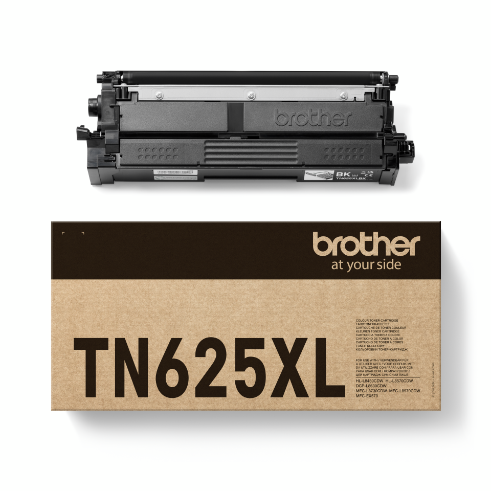 Brother TN625XLBK Black toner cartridge high yield 5,5K – Lasertonere