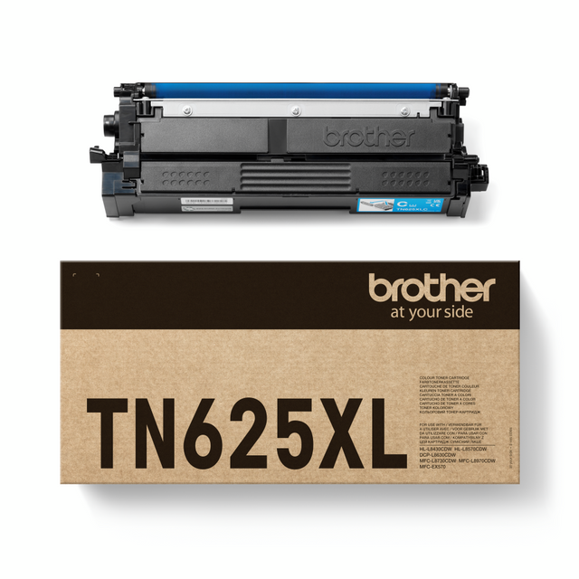 Brother TN625XLC Cyan Toner Cartridge High Yield 4,5K – Lasertonere