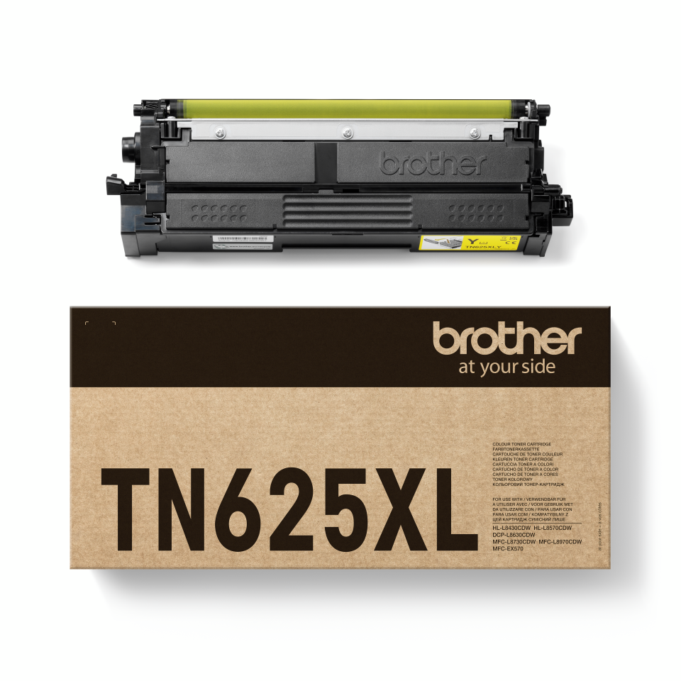 Brother TN625XLY Yellow Toner Cartridge High Yield 4,5K – Lasertonere
