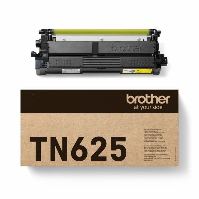 Brother TN625Y Yellow Toner Cartridge 1,8K – Lasertonere