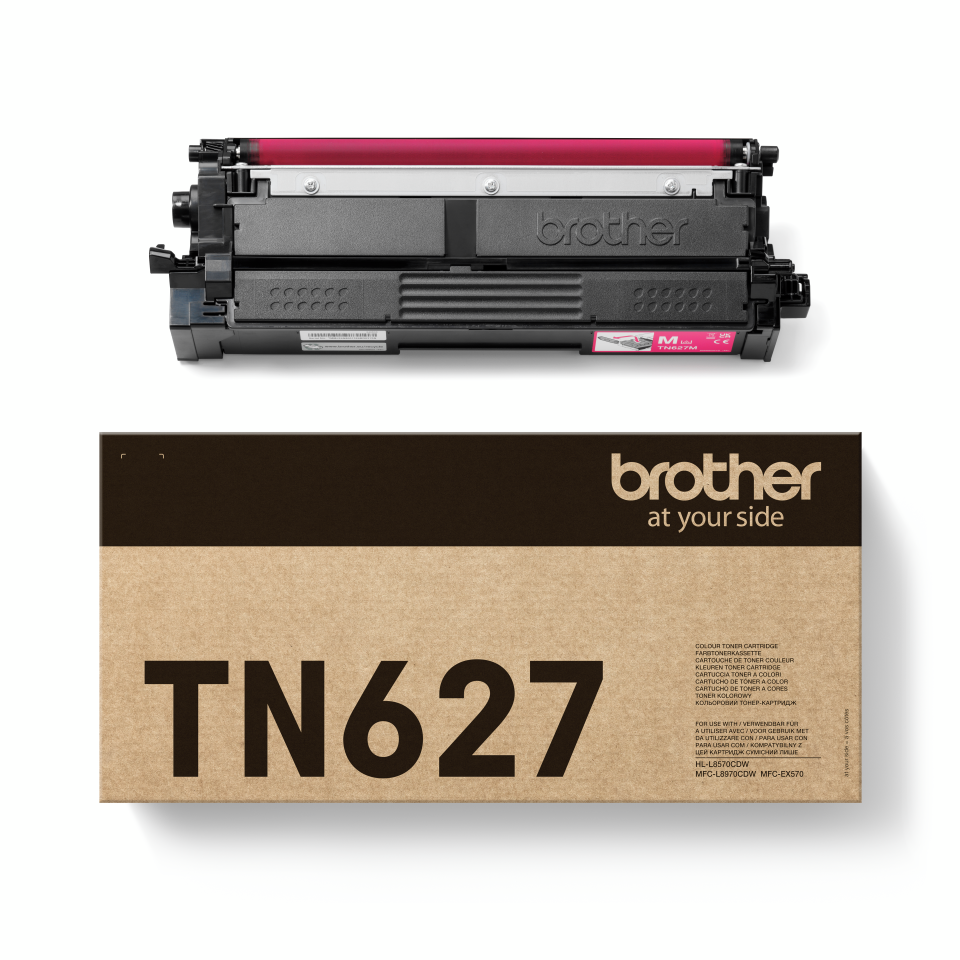 Brother TN627M Magenta Toner Cartridge Ultra High Yield 10K – Lasertonere