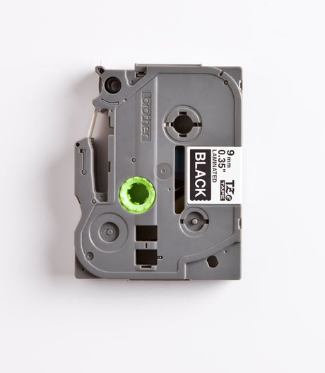 Brother TZe tape 9mmx8m white/black – image 4