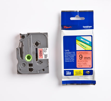 Brother TZe tape  9mmx8m black/red – image 2