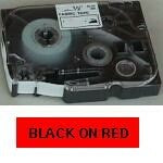 Brother TZe tape 12mmx8m black/red – image 1