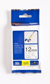 TZe tape 12mmx8m flexible black/white – image 4