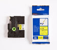 Brother TZe tape 12mmx8m flexible black/yellow – Labeltape