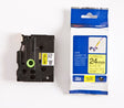 Brother TZe tape 24mmx8m flexible black/yellow – Labeltape