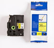 Brother TZe tape 36mmx8m flexible black/yellow – Labeltape