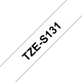 Brother TZeS tape 12mmx8m strong black/clear – Labeltape (billede 3)