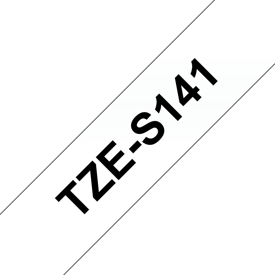 TZeS tape 18mmx8m strong black/clear – image 4