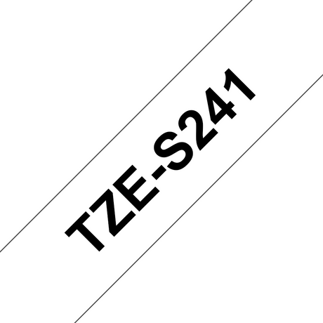 TZeS tape 18mmx8m strong black/white – image 4