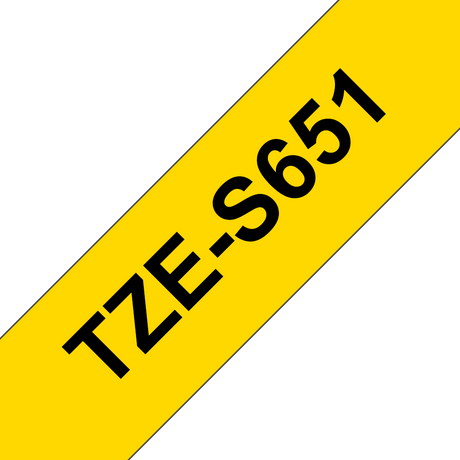 TZeS tape 24mmx8m strong black/yellow – image 4
