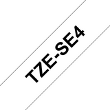TZe tape 18mmx8m safety black/white