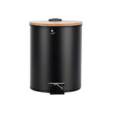 Pedalspand med softclose 5 liter Bambus sort – image 4