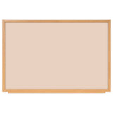 Naga A/S Whiteboard med MDF-ramme i egetræslook, Beige, 120 x 90 cm (billede 1)
