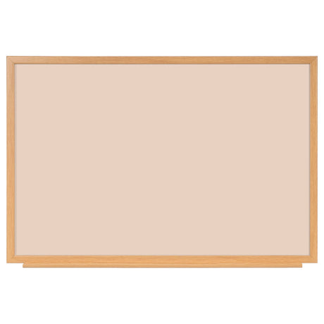 Naga A/S Whiteboard med MDF-ramme i egetræslook, Beige, 120 x 90 cm (billede 1)