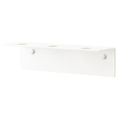 Sæbeholder / vægophæng til 3 flasker, hvid – image 1