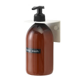 Sæbeholder / vægophæng til 1 flaske, hvid – image 2