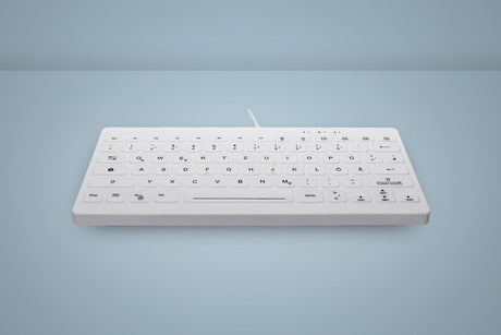 Contour Active Key QuickClean Med Keyboard Rem Cov Mini W White – Tastaturer (billede 1)