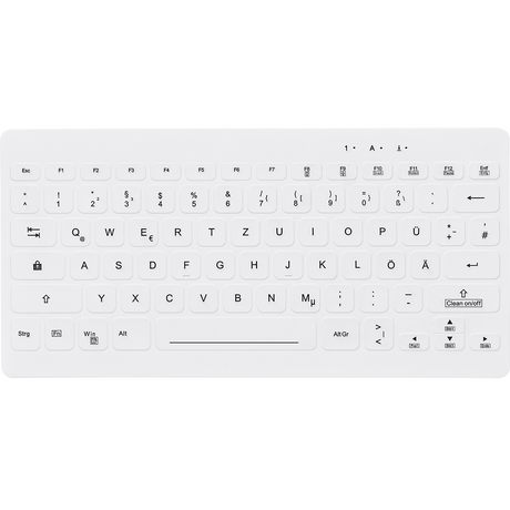 Contour Active Key QuickClean Med Keyboard Rem Cov Mini W White – Tastaturer (billede 2)