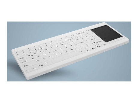 Contour Active Key QuickClean Med KB IP68 Touchpad Mini W White – Tastaturer