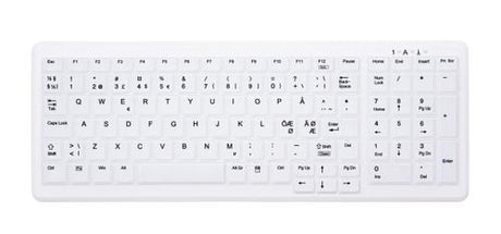 Contour Active Key ClassicClean Med Keyboard Rem Cov Comp WL White – Tastaturer (billede 1)