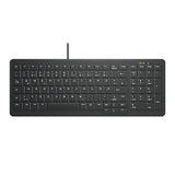 Contour ACTIVE KEY Hygiene Compact Keyboard w/NumPad Black Nordic – Tastaturer (billede 1)
