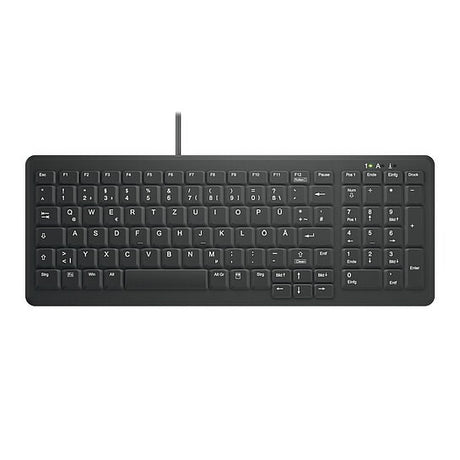 Contour ACTIVE KEY Hygiene Compact Keyboard w/NumPad Black Nordic – Tastaturer (billede 1)