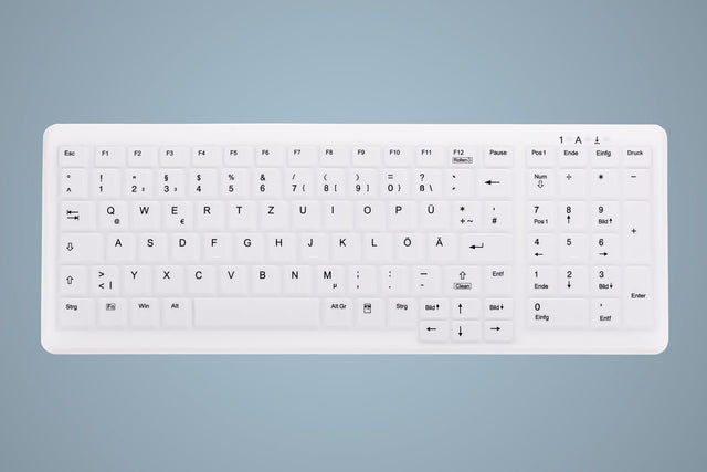 Contour Active Key ClassicClean Silicone Cov Compact White – Tastaturer (billede 1)