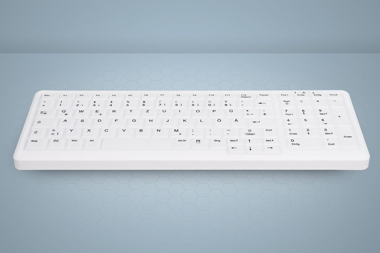 Contour Active Key ClassicClean Silicone Cov Compact White – Tastaturer (billede 3)