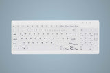 Contour Active Key QuickClean Med Keyboard Rem Cov Comp W White – Tastaturer (billede 1)