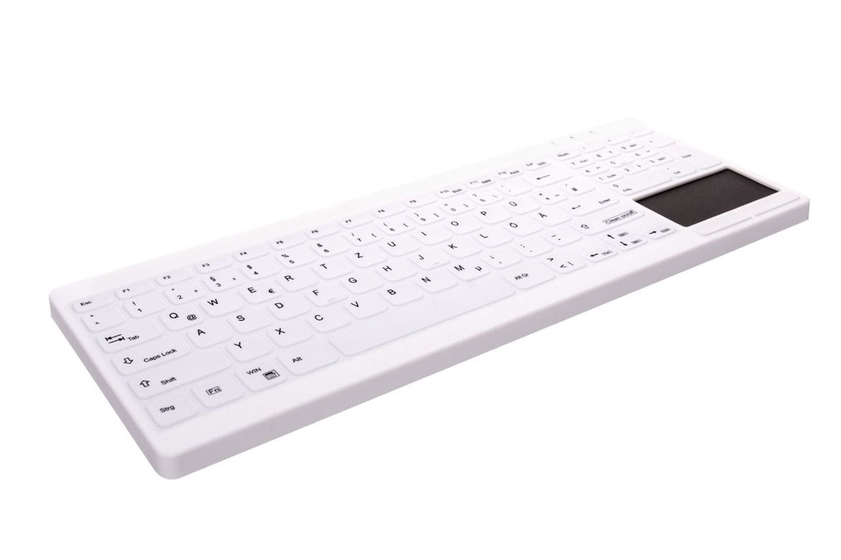Contour Active Key QuickClean Med KB IP68 Touchpad Comp W White – Tastaturer (billede 2)