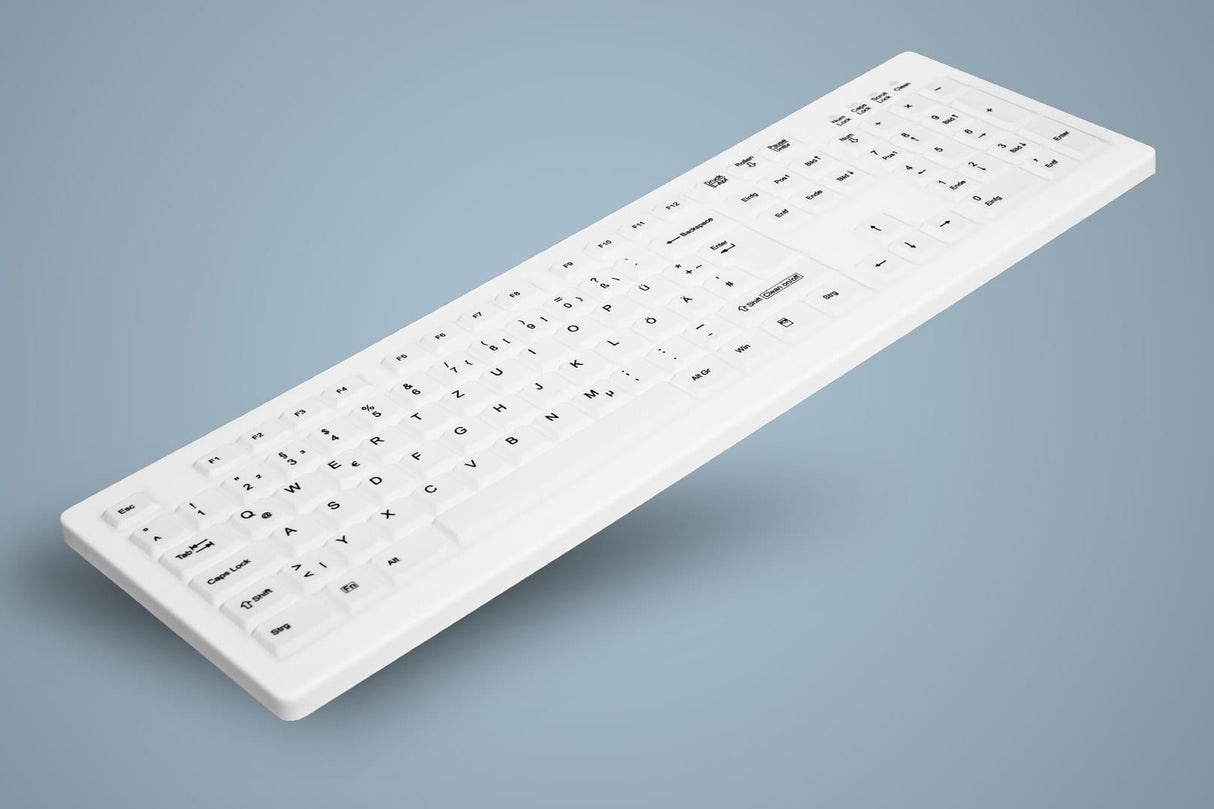 Contour Active Key ClassicClean Med KB Rem Cov Full-Size WL White – Tastaturer (billede 2)