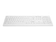 Contour Active Key ClassicClean Med KB Rem Cov Full-Size WL White – Tastaturer (billede 1)