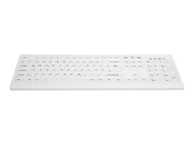 Contour Active Key ClassicClean Med KB Rem Cov Full-Size WL White – Tastaturer (billede 1)