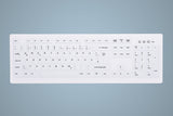 Contour Active Key ClassicClean Med KB Rem Cov Full-Size W White – Tastaturer (billede 1)