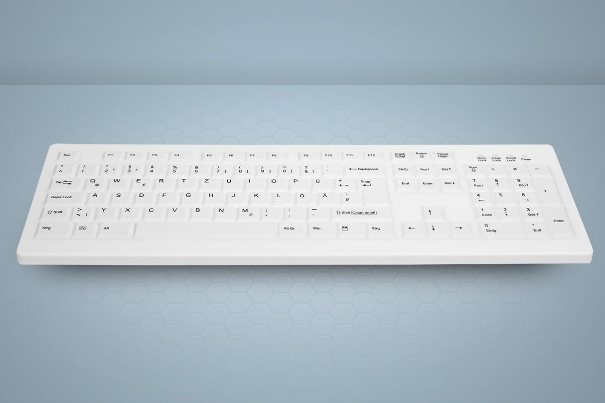 Contour Active Key ClassicClean Med KB Rem Cov Full-Size W White – Tastaturer (billede 3)