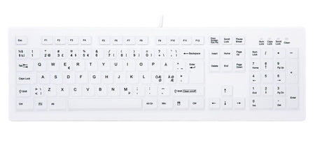 Contour Active Key ClassicClean Med Keyboard IP68 Full-Size W White – Tastaturer (billede 1)