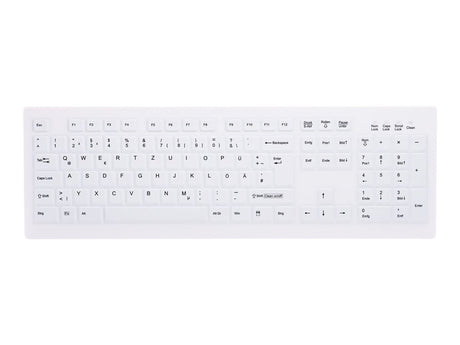 Contour Active Key ClassicClean Silicone Cov Full-Size White – Tastaturer
