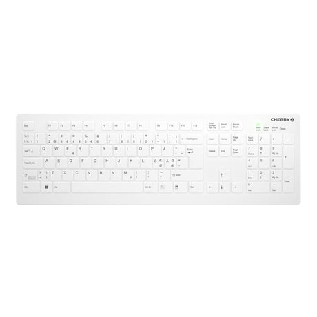 Contour Active Key QuickClean Med KB Rem Cov Full-Size WL White – Tastaturer (billede 1)