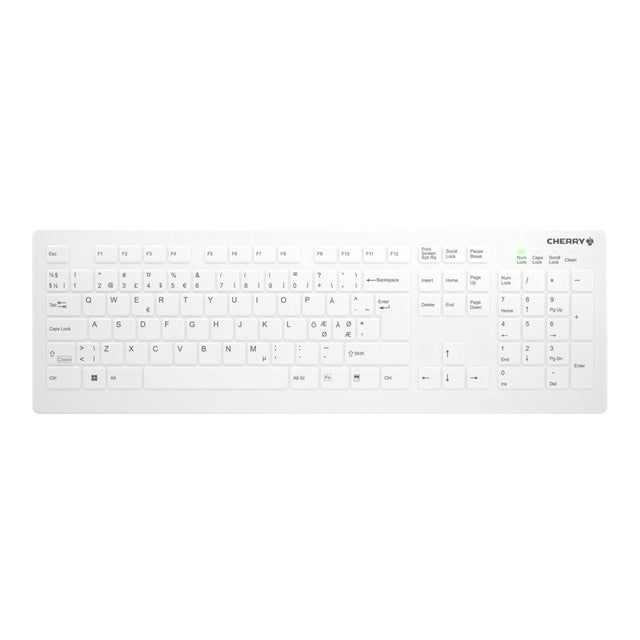 Contour Active Key QuickClean Med KB Rem Cov Full-Size WL White – Tastaturer (billede 1)