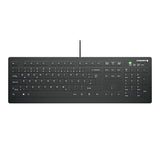 Contour ACTIVE KEY Flat Profile Hygiene Keyboard USB Black Nordic – Tastaturer (billede 1)