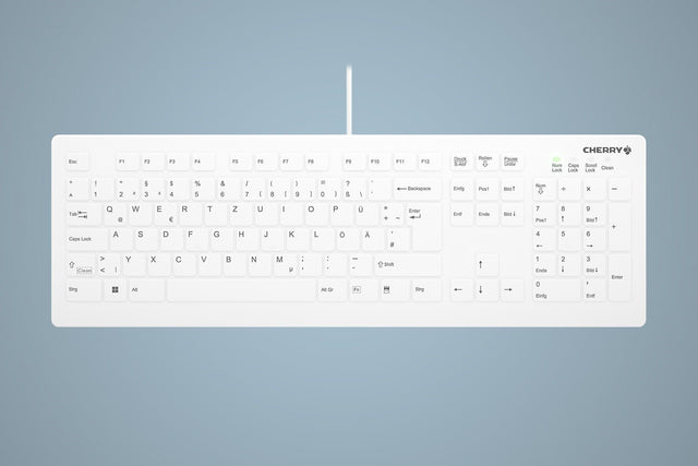Contour Active Key QuickClean Med KB Rem Cov Full-Size W White – Tastaturer (billede 1)