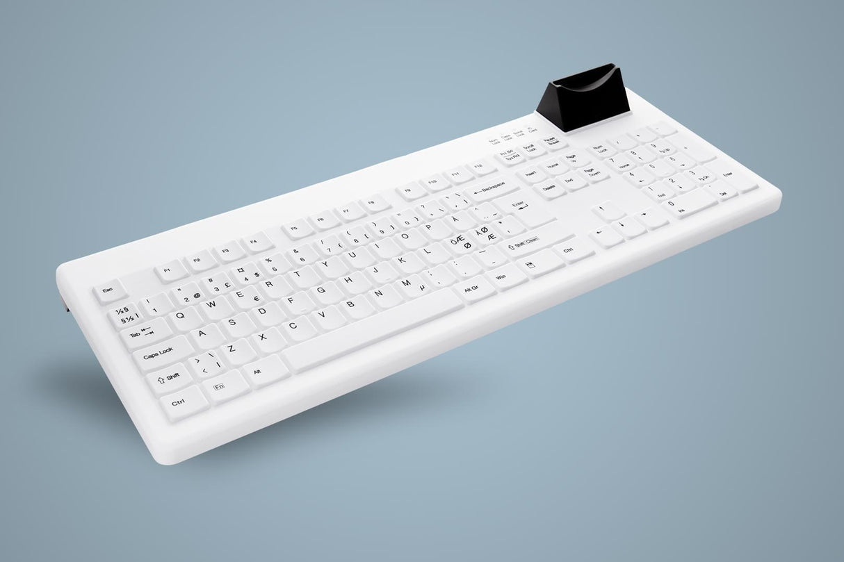 Contour Active Key Med Keyboard SmartCard Full-Size W Black & White – Tastaturer (billede 2)