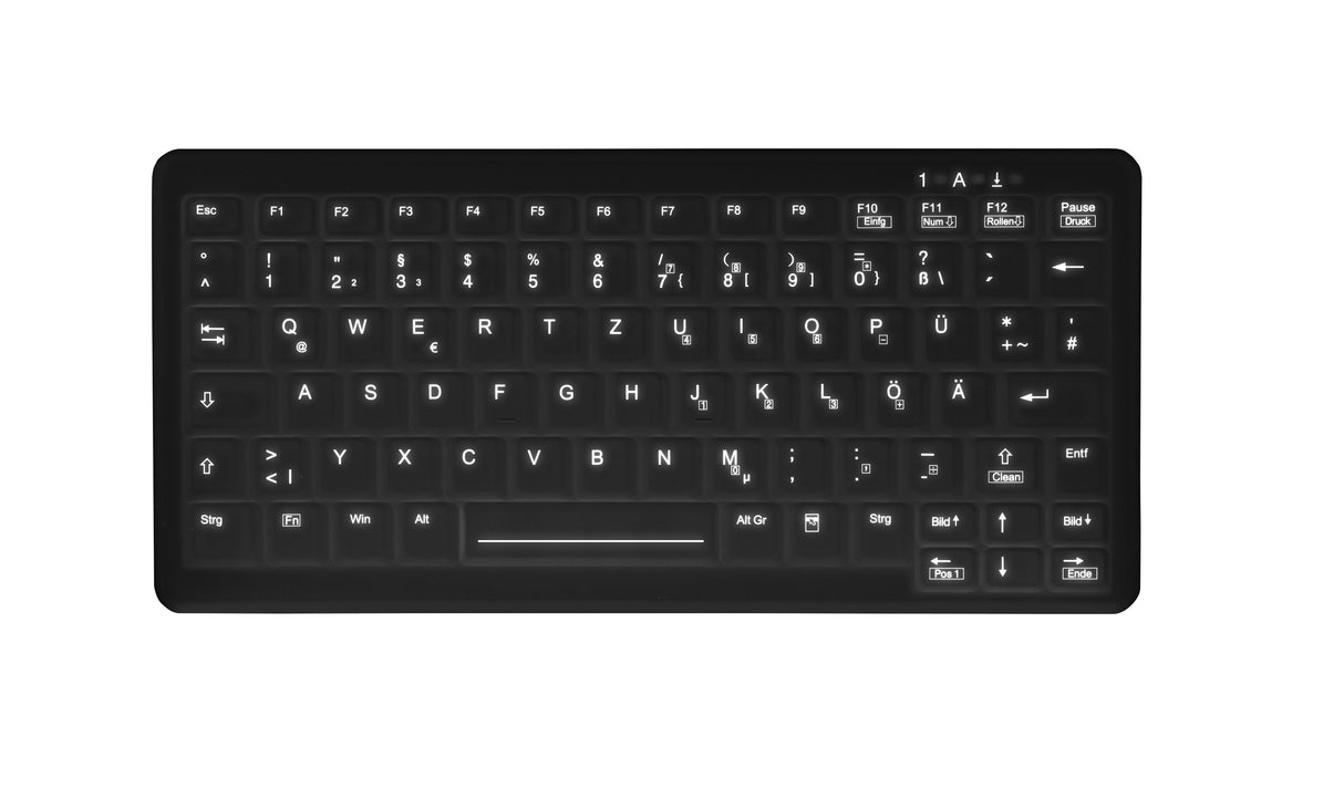 Contour Active Key ClassicClean Med KB Rem Cov Backlit Mini W Black – Tastaturer