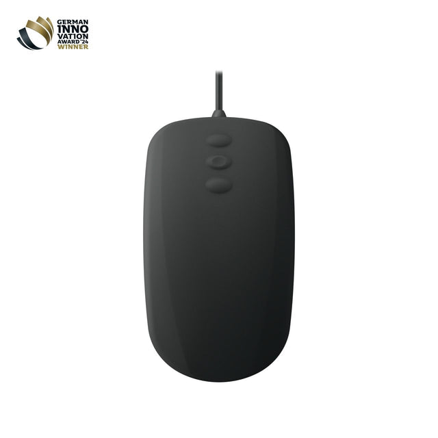 Contour Active Key QuickClean Medical Mouse IP68 5-Button W Black – Ergonomiske mus (billede 1)