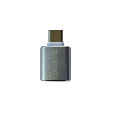 Contour USB-A to USB-C adapter Silver – Rollermouse tilbehør