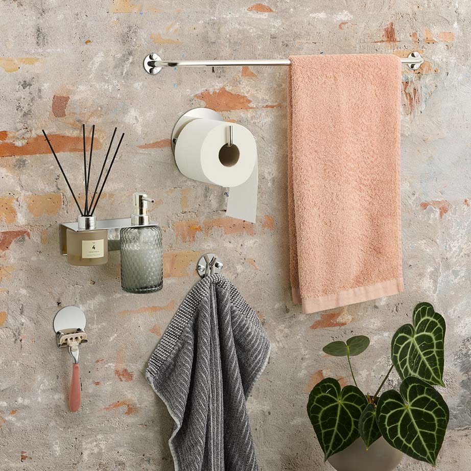 Toiletrulleholder, krom