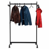 Garderobestativ på hjul, MAULsamba, sort