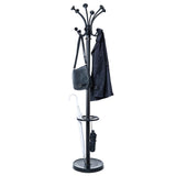 Stumtjener med paraplyholder, MAULnubis, sort